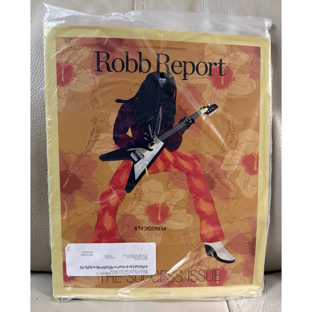 ROBB REPORT MAGAZINE; Oct. 2025 "Success"- NEW,Unread; still in plastic mailer